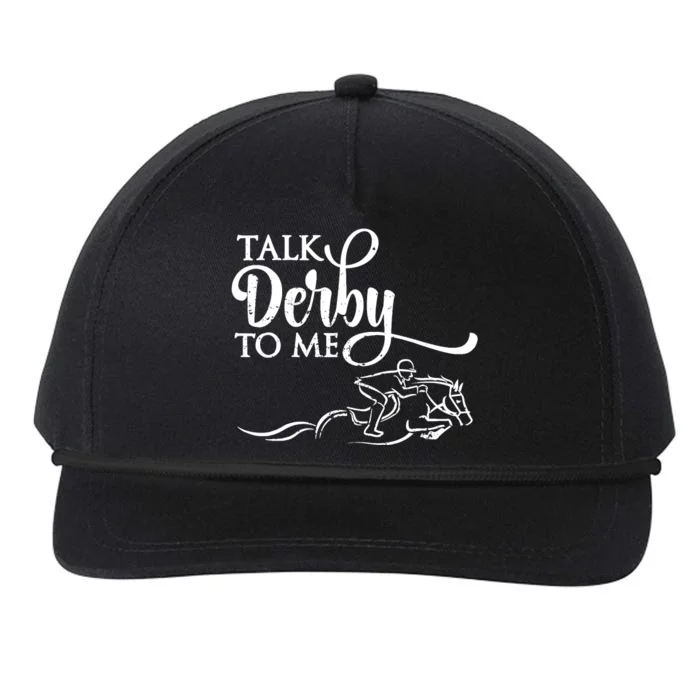 Cool Horse Racing Derby Race Owner Lover Funny Snapback Five-Panel Rope Hat