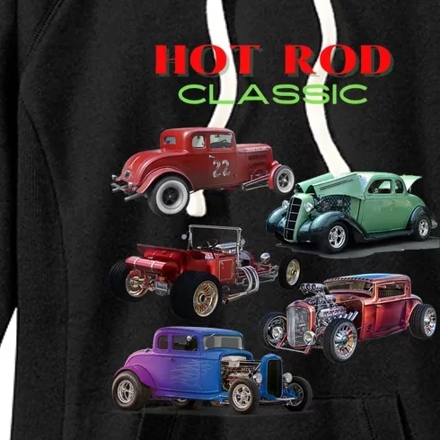 Classic Hot Rod Antique Car Women's Fleece Hoodie