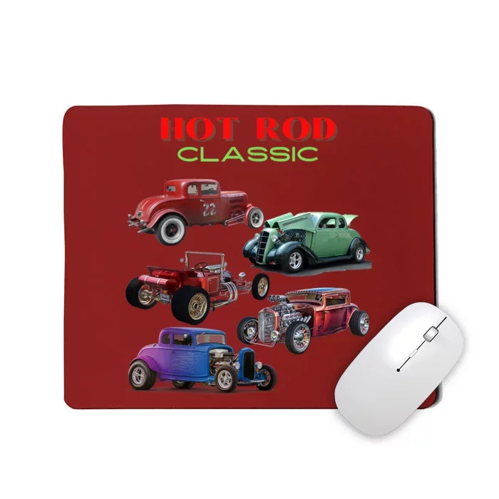 Classic Hot Rod Antique Car Mousepad