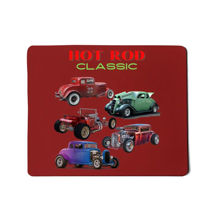 Classic Hot Rod Antique Car Mousepad