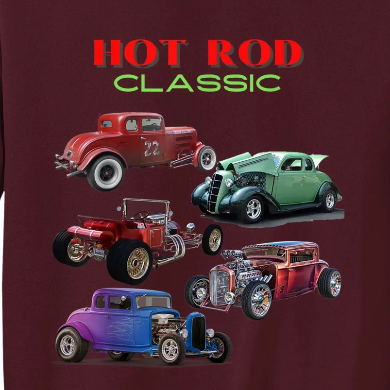 Classic Hot Rod Antique Car Tall Sweatshirt