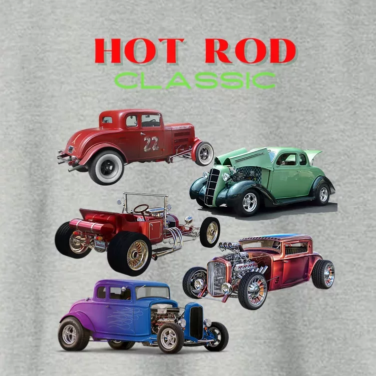 Classic Hot Rod Antique Car Women's Crop Top Tee