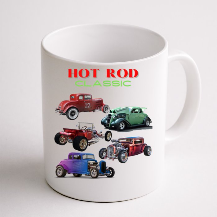 Classic Hot Rod Antique Car Front & Back Coffee Mug