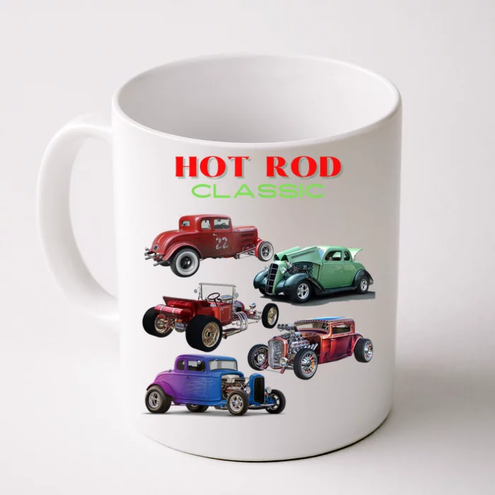 Classic Hot Rod Antique Car Front & Back Coffee Mug