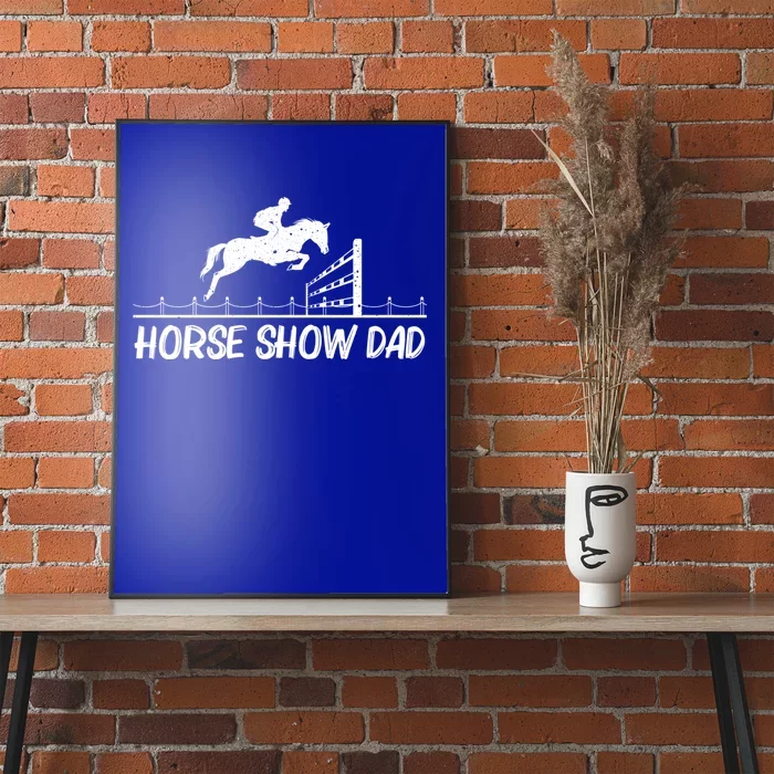 Cool Horse Riding For Dad Father Horseback Equestrian Racing Great Gift Poster