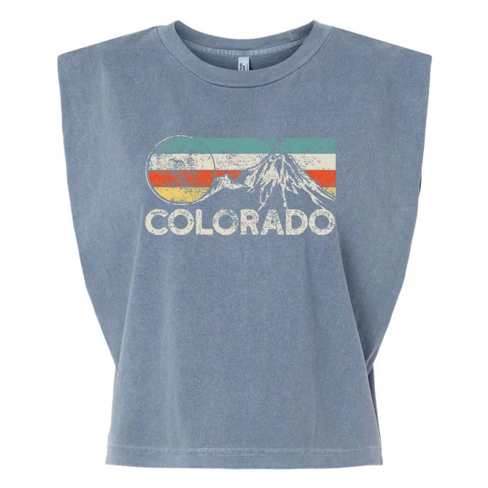 Colorado Hiking Retro Garment-Dyed Women's Muscle Tee