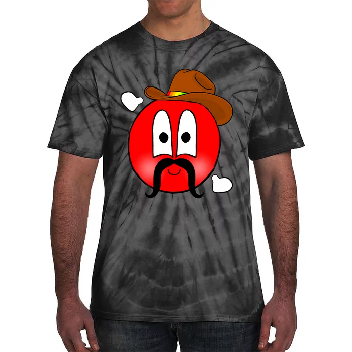 Colour Happy Red Face Hands Cow Day Tie-Dye T-Shirt