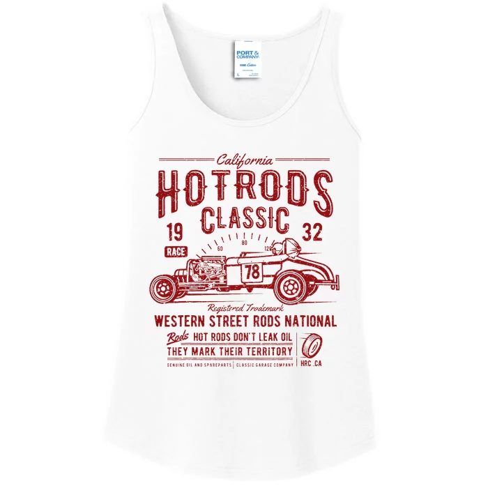 California Hot Rods Classic 1932 Ladies Essential Tank