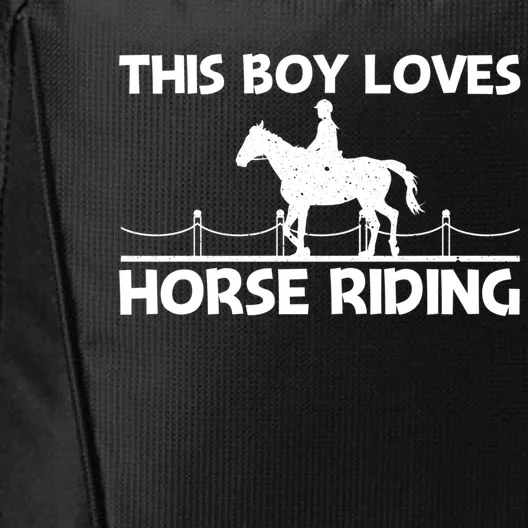 Cool Horse Riding Equestrian Horseback Riding Gift City Backpack