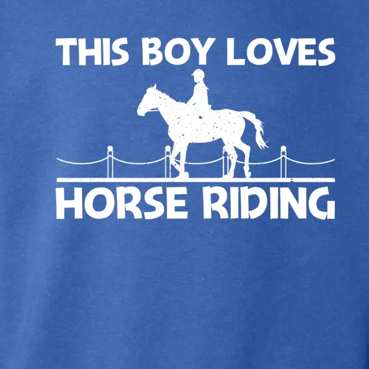 Cool Horse Riding Equestrian Horseback Riding Gift Toddler Hoodie