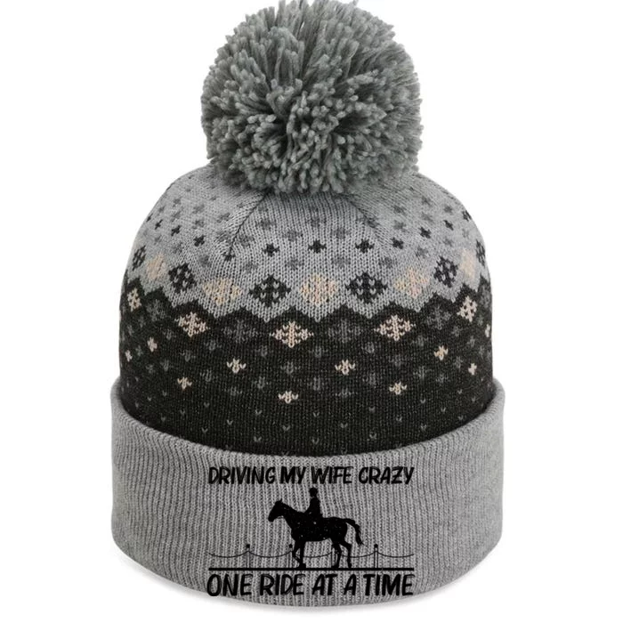 Cool Horse Riding Equestrian Horseback Riding Gift The Baniff Cuffed Pom Beanie