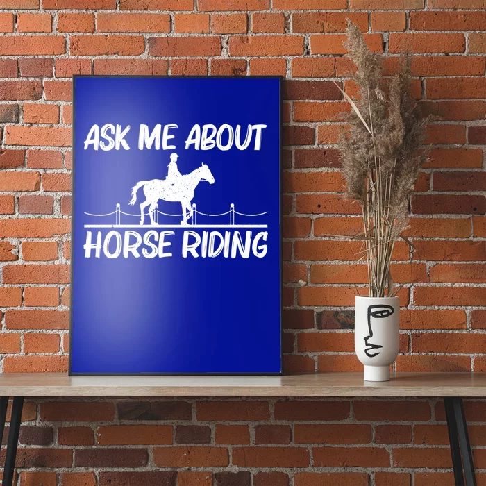 Cool Horse Riding Equestrian Horseback Riding Gift Poster