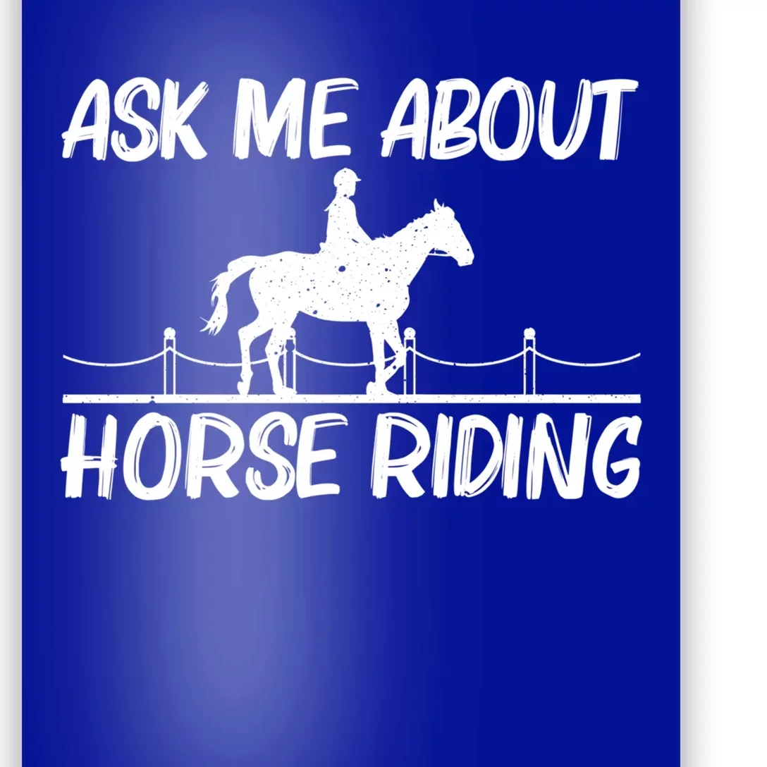 Cool Horse Riding Equestrian Horseback Riding Gift Poster