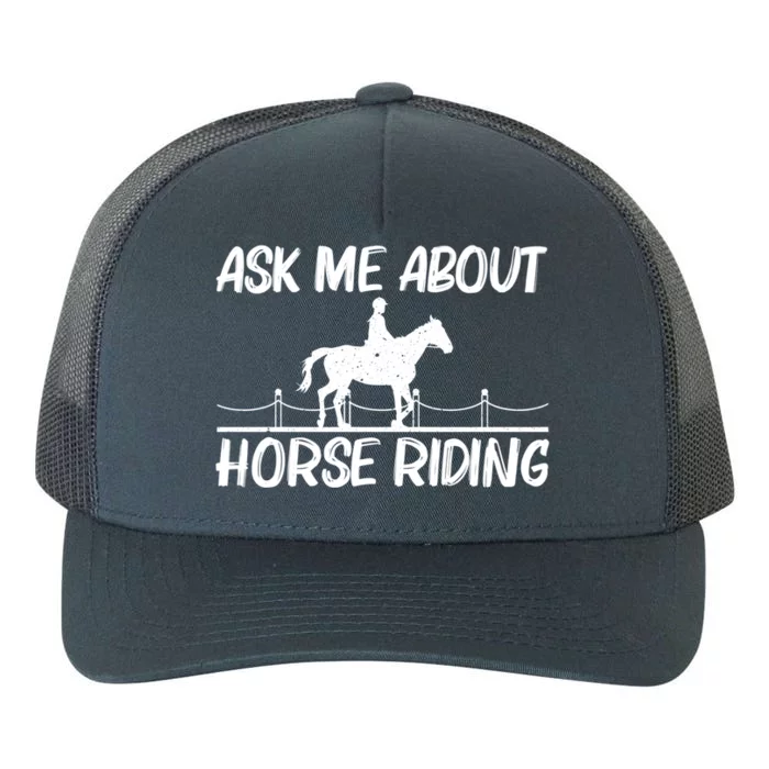 Cool Horse Riding Equestrian Horseback Riding Gift Yupoong Adult 5-Panel Trucker Hat