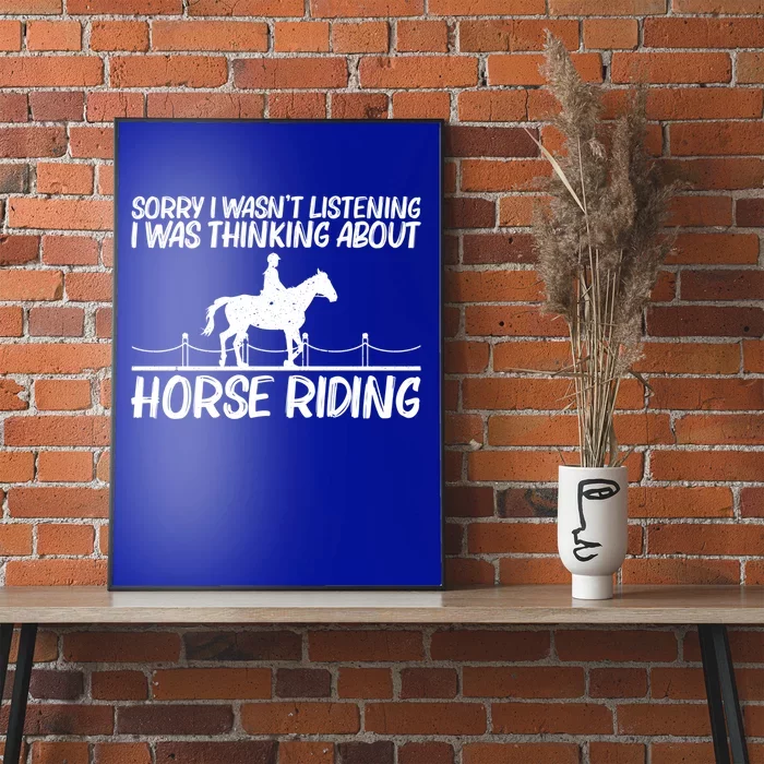 Cool Horse Riding Equestrian Horseback Riding Cool Gift Poster