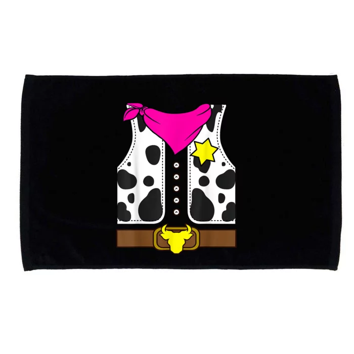 Cowgirl Horse Riding Pink Giirl Cowboy Rodeo Costume Horse Microfiber Hand Towel