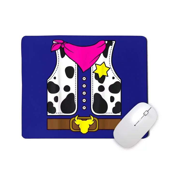 Cowgirl Horse Riding Pink Giirl Cowboy Rodeo Costume Horse Mousepad