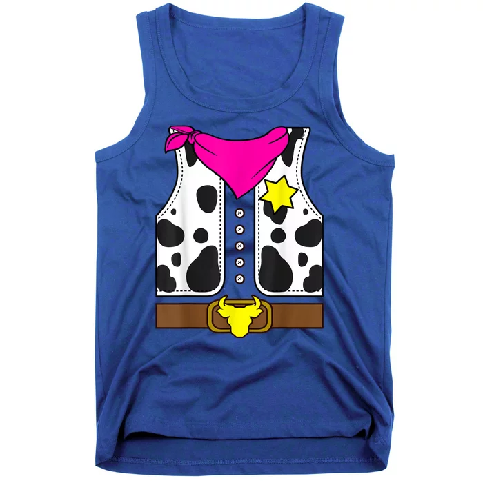 Cowgirl Horse Riding Pink Giirl Cowboy Rodeo Costume Horse Tank Top