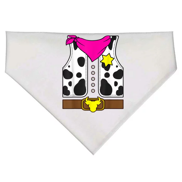 Cowgirl Horse Riding Pink Giirl Cowboy Rodeo Costume Horse USA-Made Doggie Bandana