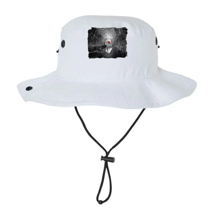 Creepy Halloween Red Balloon Floats In The Sewer Legacy Cool Fit Booney Bucket Hat