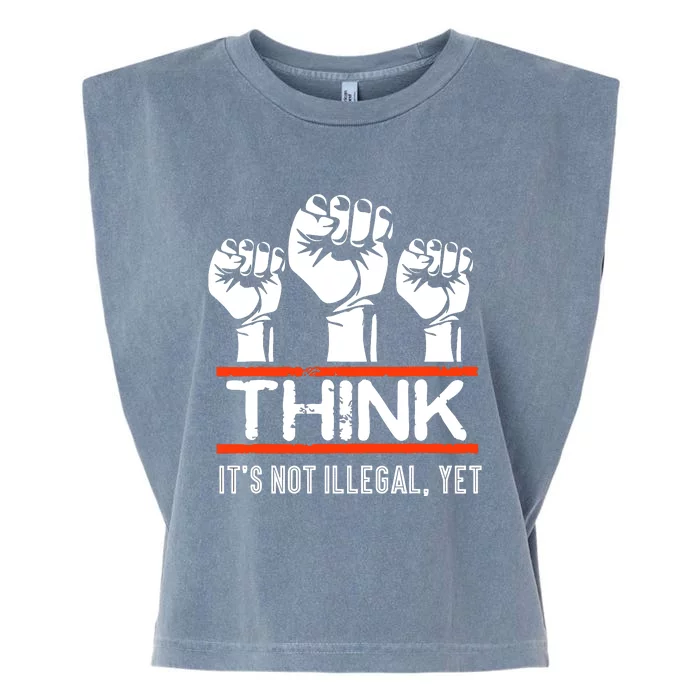 Civil Human Rights Justice Think,Civil Human Rights Justice Think Garment-Dyed Women's Muscle Tee