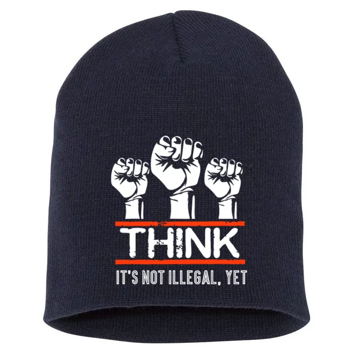 Civil Human Rights Justice Think,Civil Human Rights Justice Think Short Acrylic Beanie