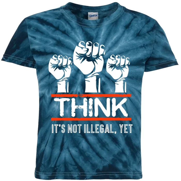 Civil Human Rights Justice Think,Civil Human Rights Justice Think Kids Tie-Dye T-Shirt