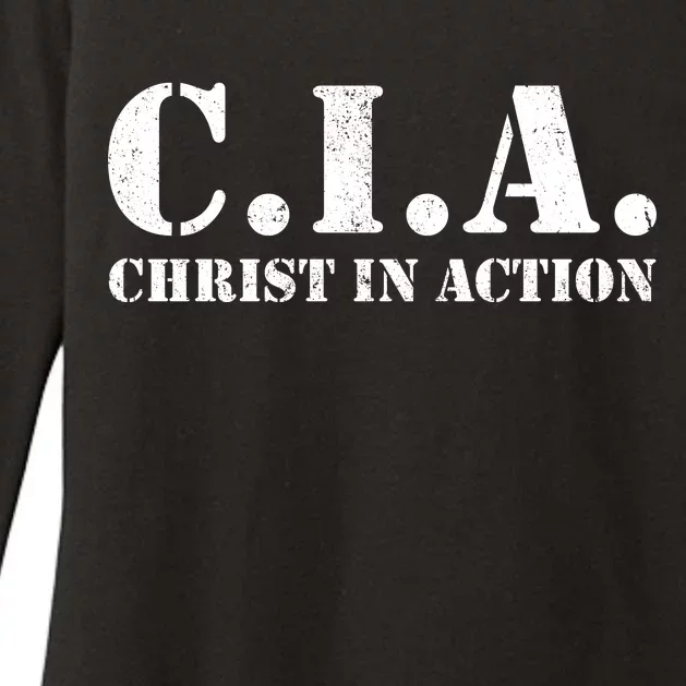 Christ In Action CIA Womens CVC Long Sleeve Shirt