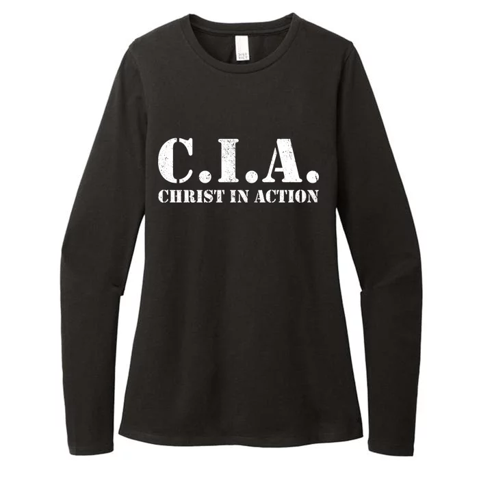 Christ In Action CIA Womens CVC Long Sleeve Shirt