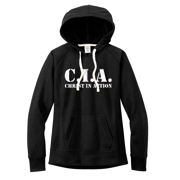 Christ In Action CIA Women's Fleece Hoodie