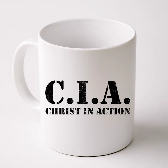 Christ In Action CIA Front & Back Coffee Mug