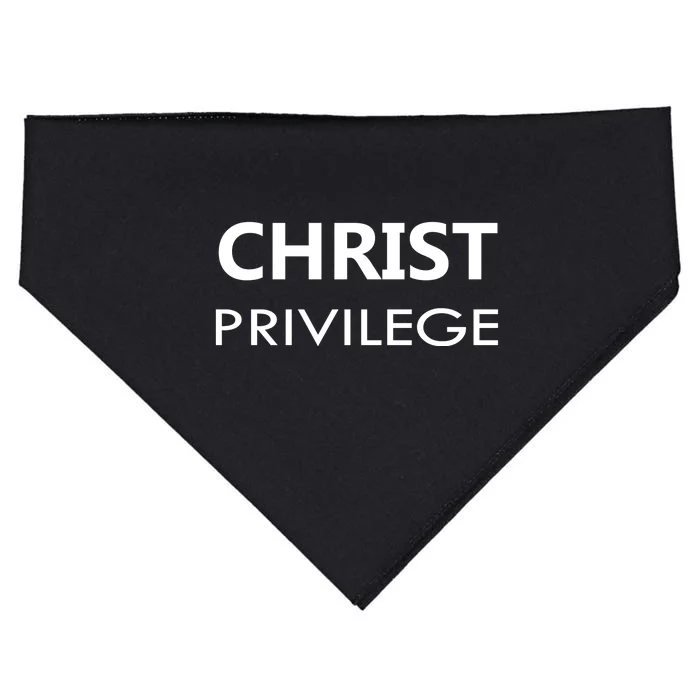 Christ Privilege USA-Made Doggie Bandana