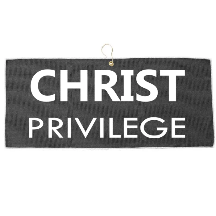 Christ Privilege Large Microfiber Waffle Golf Towel