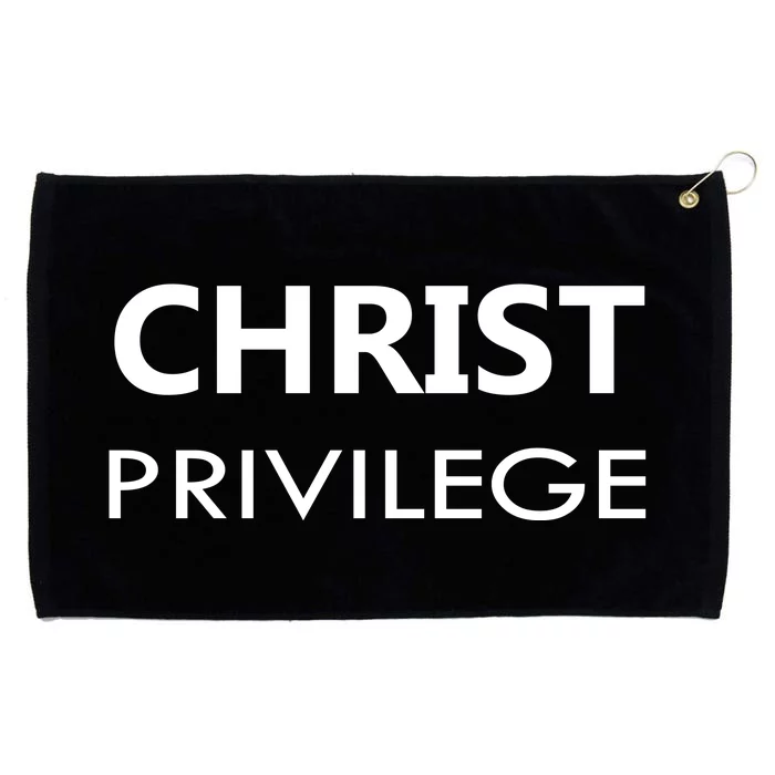 Christ Privilege Grommeted Golf Towel