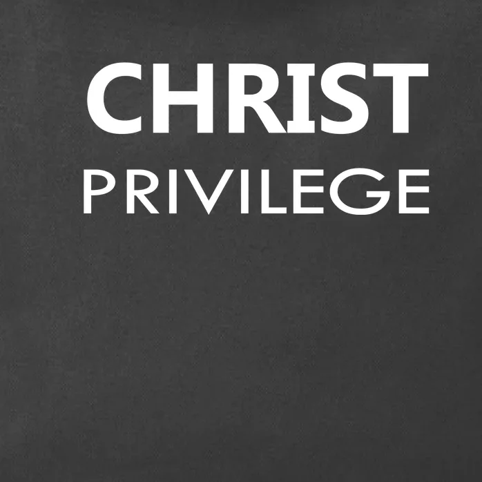 Christ Privilege Zip Tote Bag