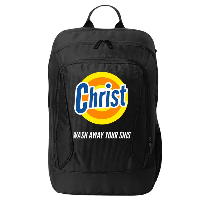 Christ Stain Remover Wash Away Your Sins City Backpack