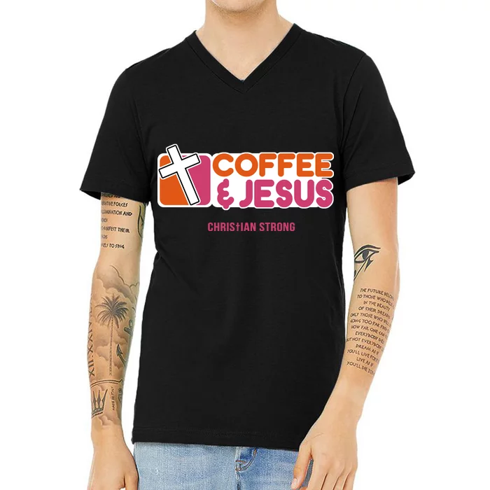 Christian Dunkin Strong V-Neck T-Shirt