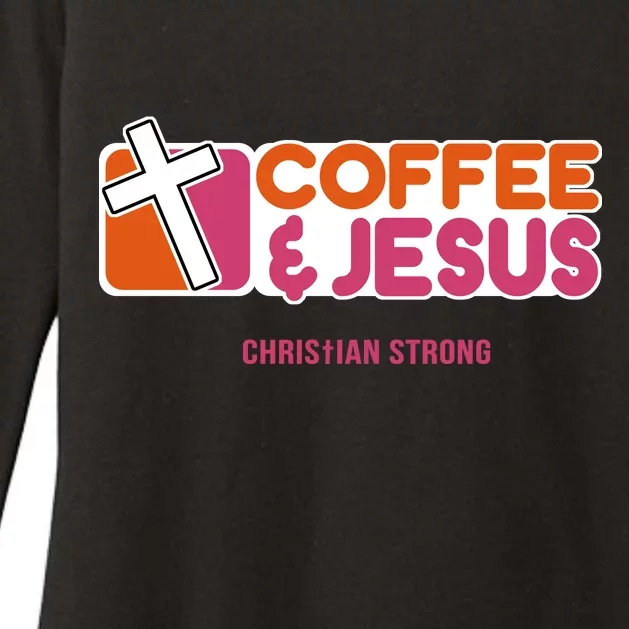 Christian Dunkin Strong Womens CVC Long Sleeve Shirt