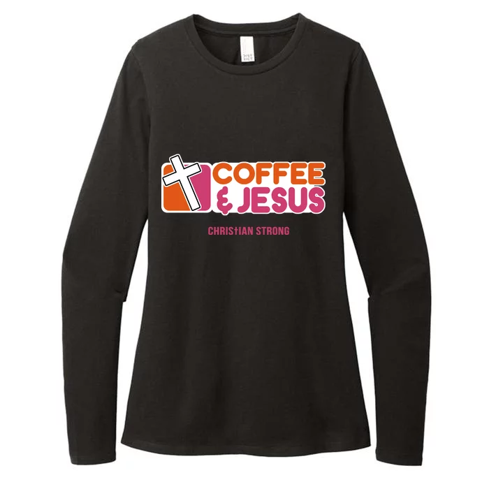 Christian Dunkin Strong Womens CVC Long Sleeve Shirt