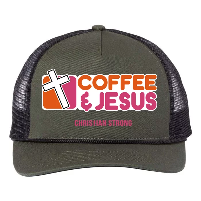 Christian Dunkin Strong Retro Rope Trucker Hat Cap