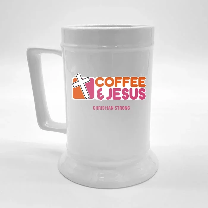 Christian Dunkin Strong Front & Back Beer Stein