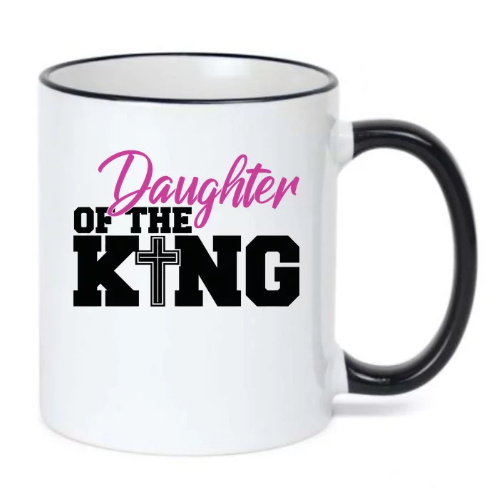 Christian Faith - Daughter Of The King Black Color Changing Mug