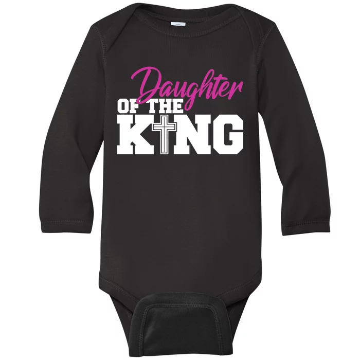 Christian Faith - Daughter Of The King Baby Long Sleeve Bodysuit