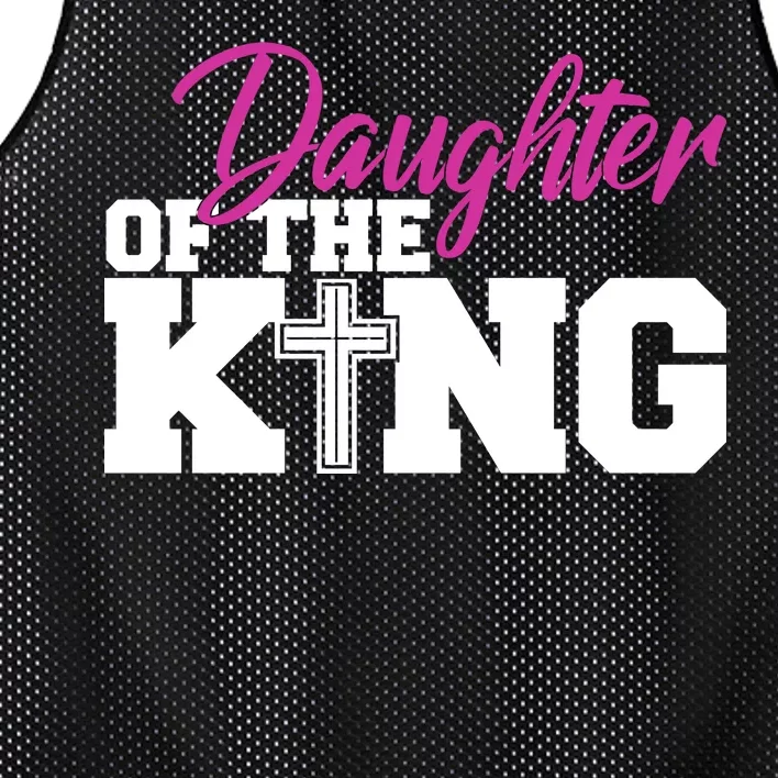 Christian Faith - Daughter Of The King Mesh Reversible Basketball Jersey Tank