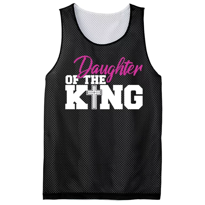 Christian Faith - Daughter Of The King Mesh Reversible Basketball Jersey Tank