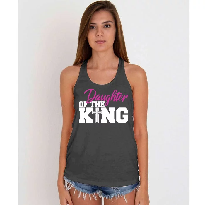 Christian Faith - Daughter Of The King Women's Knotted Racerback Tank