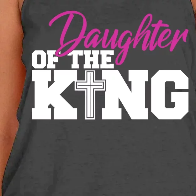 Christian Faith - Daughter Of The King Women's Knotted Racerback Tank