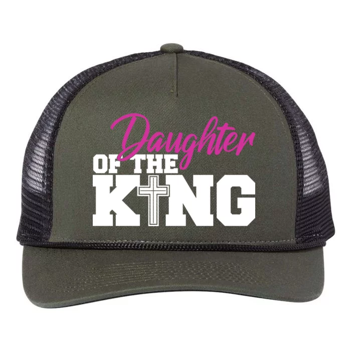 Christian Faith - Daughter Of The King Retro Rope Trucker Hat Cap