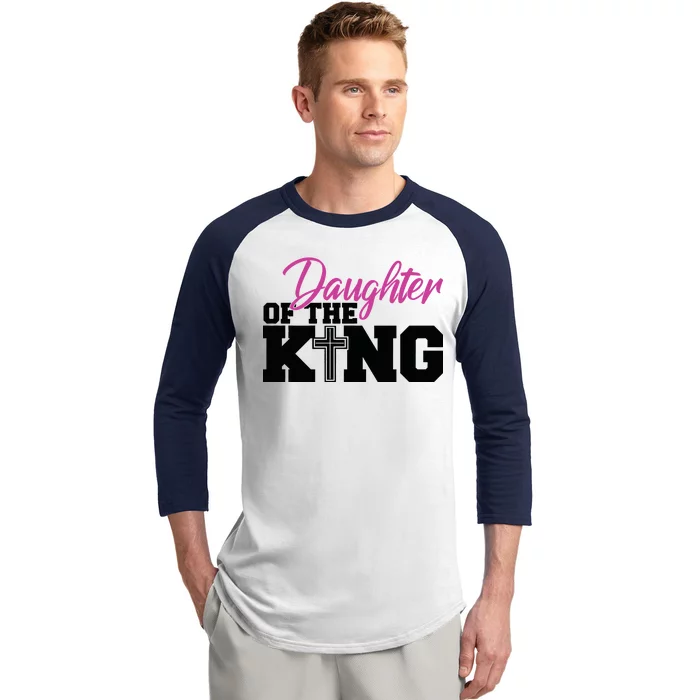 Christian Faith - Daughter Of The King Baseball Sleeve Shirt