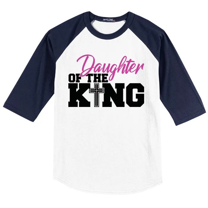 Christian Faith - Daughter Of The King Baseball Sleeve Shirt